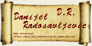 Danijel Radosavljević vizit kartica